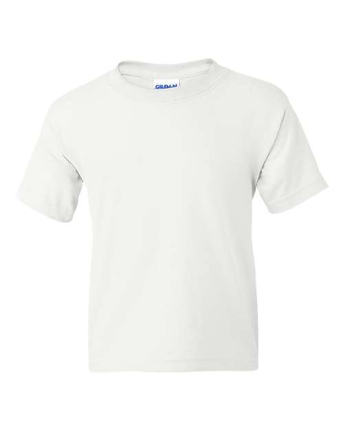 DryBlend® Youth T-Shirt - White White Gildan T-Shirts