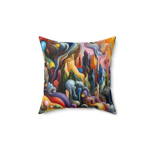 Eleanor VanDerlye - Polyester Square Pillow 14’ × Home Decor