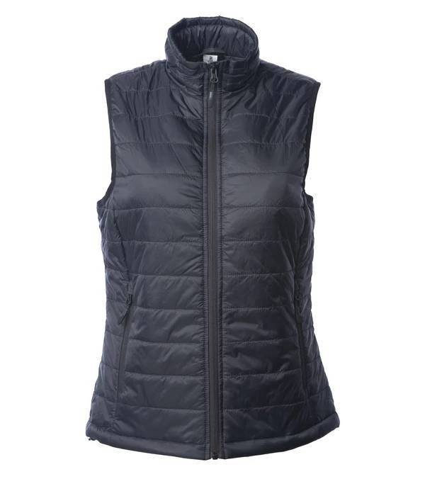 EXP220PFV Women's Hyper-loft Puffy Vest Black EXPEDITION INDEPENDENT OUTERWEAR PERFORMANCE WOMEN ZIPS