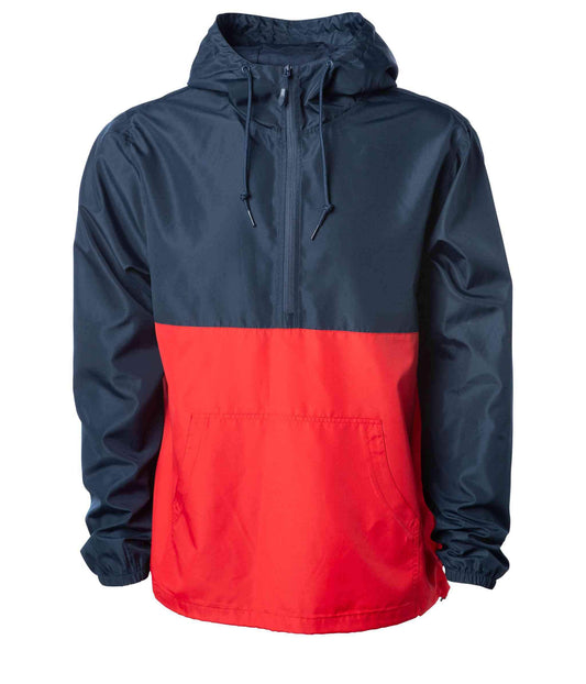 EXP54LWP Lightweight Pullover Windbreaker Anorak Jacket Classic Navy Red exp54 EXP54LWP EXPEDITION INDEPENDENT jacket MEN OUTERWEAR PERFORMANCE PULLOVERS windbreaker ZIPS