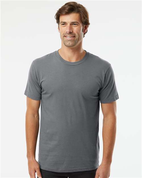 Fine Jersey Tee - Asphalt Asphalt American Apparel T-Shirts