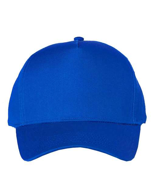 Five - Panel Twill Cap - Royal Blue / Adjustable