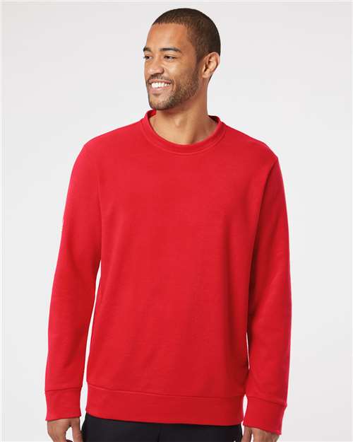 Fleece Crewneck Sweatshirt - Red / XS