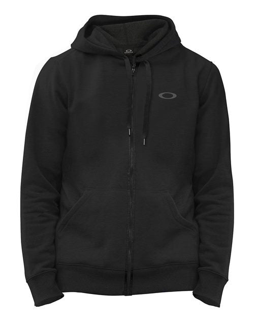 Fleece Hooded Full - Zip Sweatshirt - Blackout / S