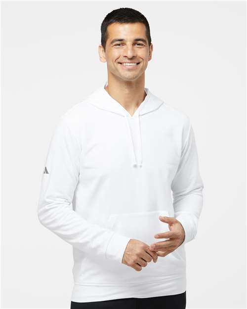 Fleece Hooded Sweatshirt - White / XS