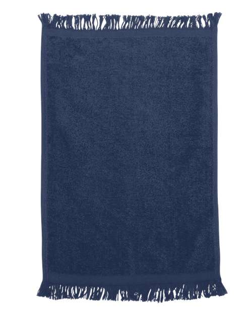 Fringed Fingertip Towel - Navy / One Size