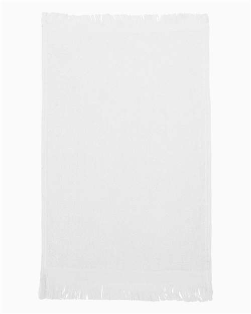 Fringed Fingertip Towel - White / One Size