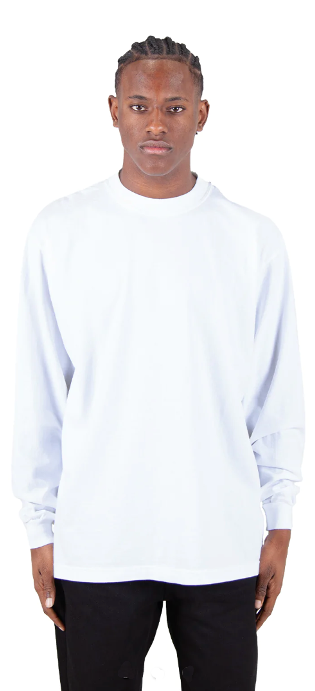 Garment Dye Long Sleeve - White / S T SHIRT