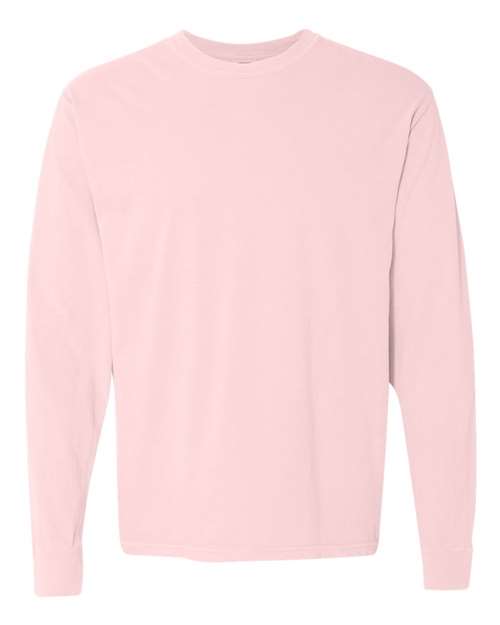 Garment - Dyed Heavyweight Long Sleeve T - Shirt - Blossom