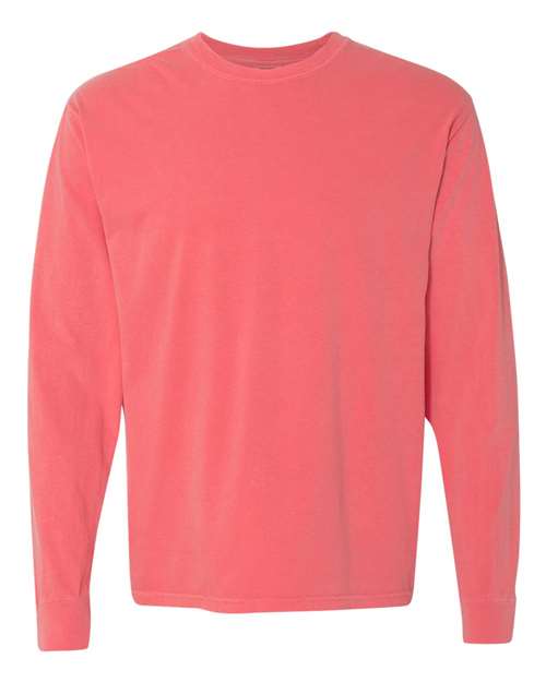 Garment - Dyed Heavyweight Long Sleeve T - Shirt