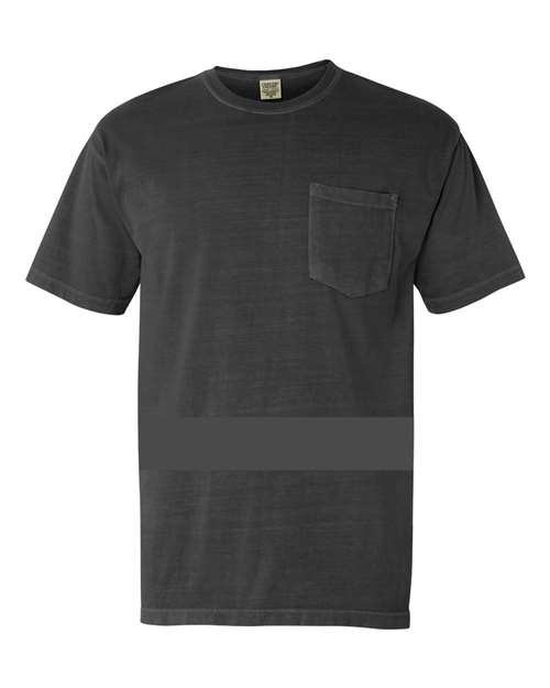 Garment - Dyed Heavyweight Pocket T - Shirt - Pepper / S