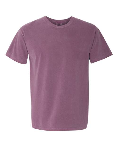 Garment - Dyed Heavyweight T - Shirt - Berry / S