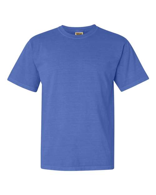 Garment - Dyed Heavyweight T - Shirt - Flo Blue / S