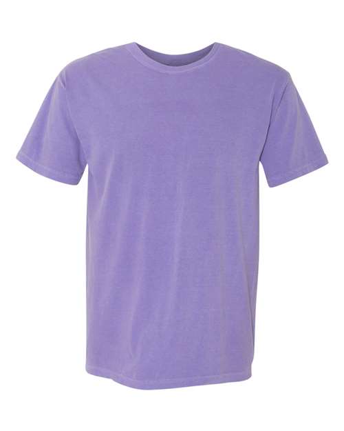 Garment - Dyed Heavyweight T - Shirt - Violet / S