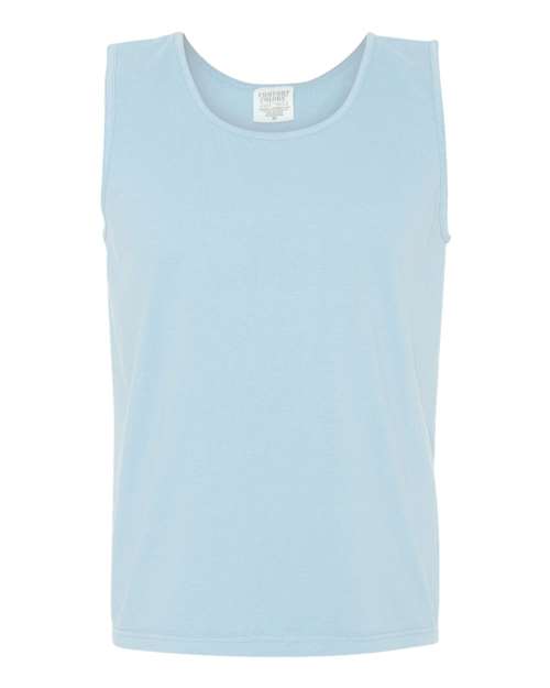 Garment - Dyed Heavyweight Tank Top - Chambray / XS