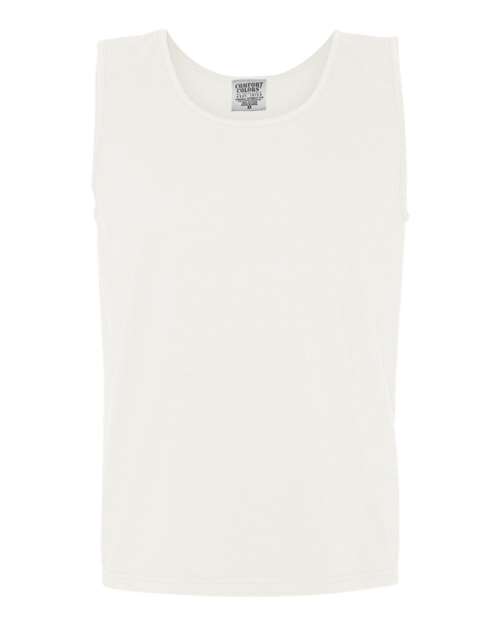 Garment - Dyed Heavyweight Tank Top - White / XS