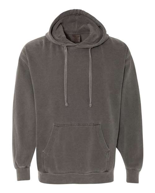 Garment - Dyed Hooded Sweatshirt - Pepper / S