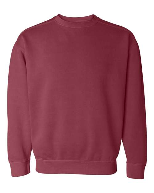 Garment - Dyed Sweatshirt - Crimson / S