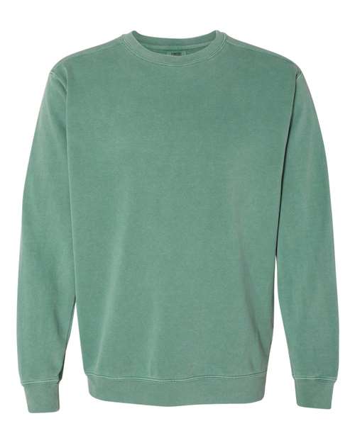 Garment - Dyed Sweatshirt - Light Green / S