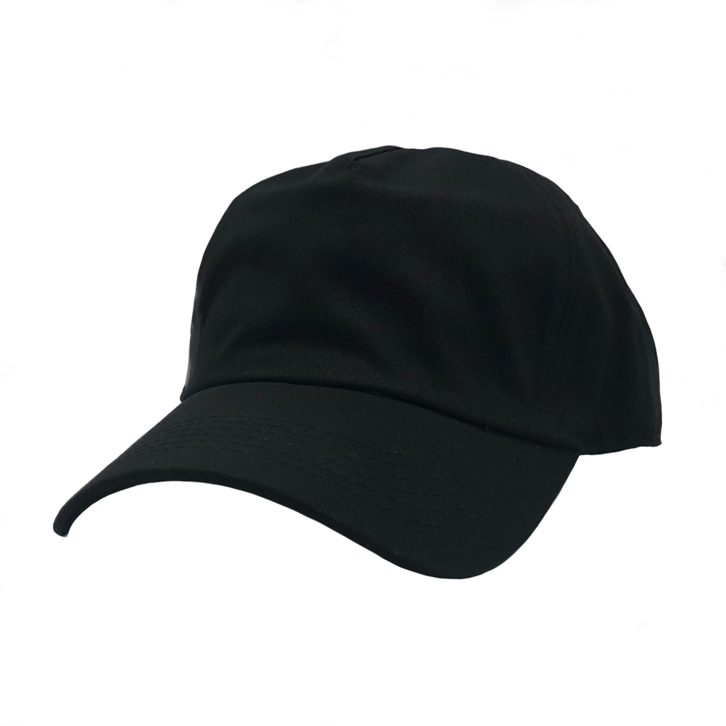 GN - 1004P5 - Washed Cotton Dad Caps Black / One Size HATS