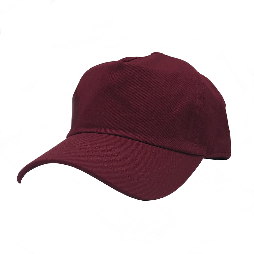 GN - 1004P5 - Washed Cotton Dad Caps Burgundy / One Size