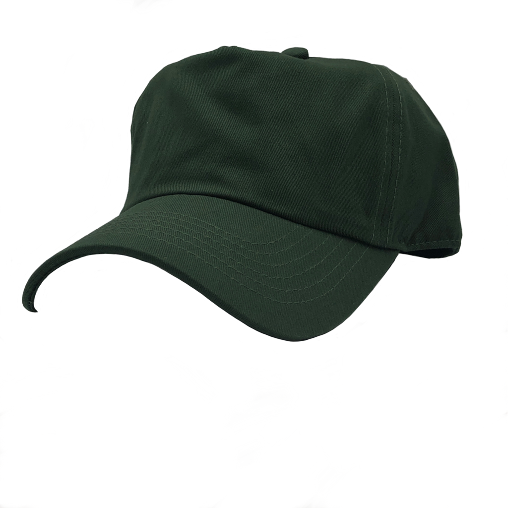 GN - 1004P5 - Washed Cotton Dad Caps Hunter Gren / One Size