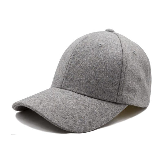 GN - 1008 - Wool Dad Cap Light Grey / One Size HATS