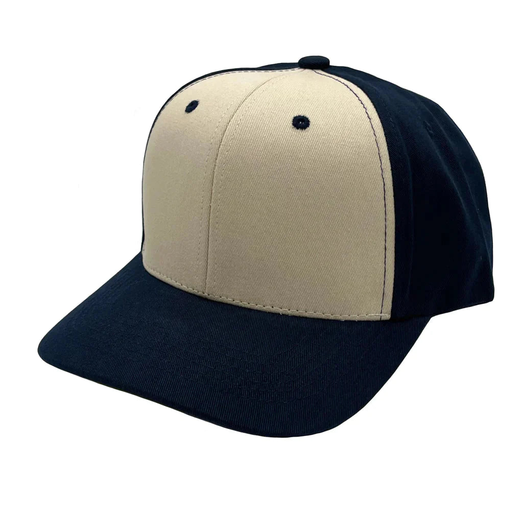 GNV - 004 - Premium Pro Style 6 Panels Cap Black Stone