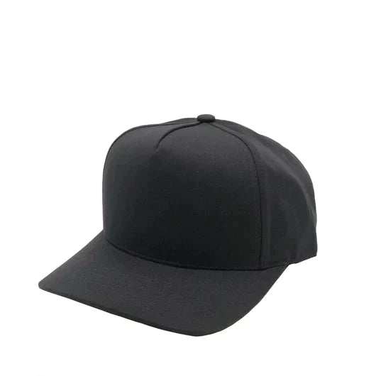 GNV-007 - Premium Pro Style Cap Charcoal One Size 5 PANELS caps COMING SOON COTTON / POLYESTER CURVE NISSI nissi caps SNAPBACK