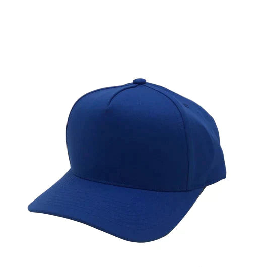 GNV-007 - Premium Pro Style Cap Royal One Size 5 PANELS caps COMING SOON COTTON / POLYESTER CURVE NISSI nissi caps SNAPBACK