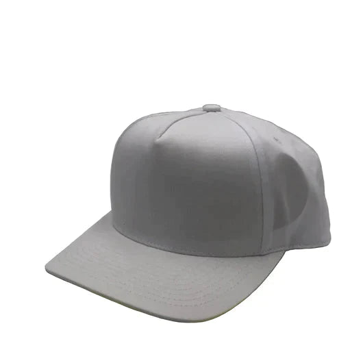 GNV-007 - Premium Pro Style Cap White One Size 5 PANELS caps COMING SOON COTTON / POLYESTER CURVE NISSI nissi caps SNAPBACK