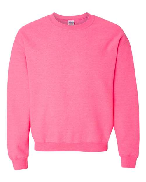 Heavy Blend™ Crewneck Sweatshirt - Safety Pink Safety Pink Fleece Gildan