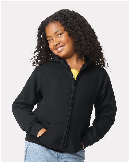 Heavy Blend™ Youth Full-Zip Hooded Sweatshirt Fleece Gildan