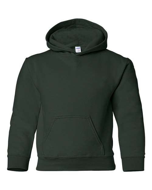 Heavy Blend™ Youth Hooded Sweatshirt Forest Fleece Gildan