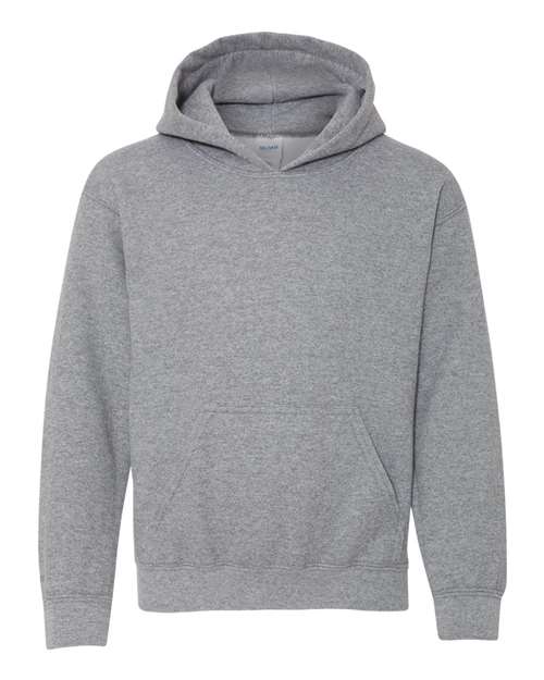 Heavy Blend™ Youth Hooded Sweatshirt Graphite Heather Fleece Gildan