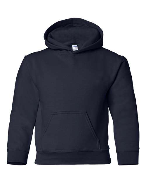 Heavy Blend™ Youth Hooded Sweatshirt Navy Fleece Gildan