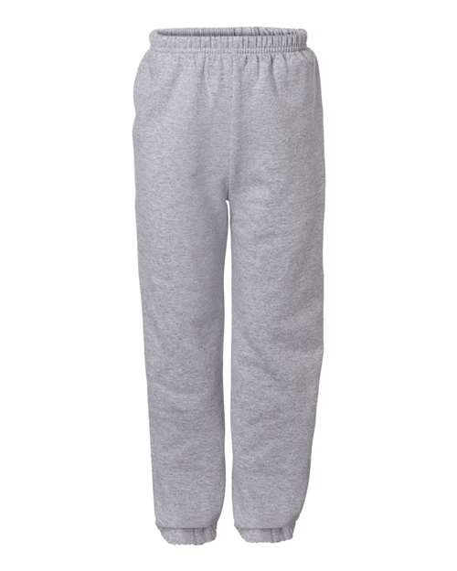 Heavy Blend™ Youth Sweatpants Sport Grey Fleece Gildan