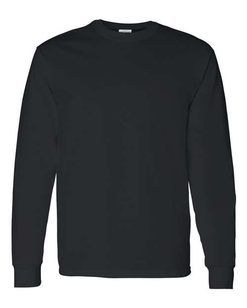 Heavy Cotton™ Long Sleeve T-Shirt - Black Black Gildan T-Shirts - Long Sleeve