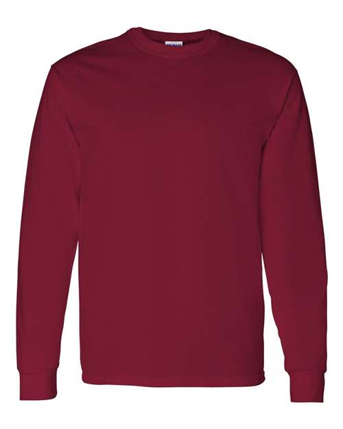 Heavy Cotton™ Long Sleeve T-Shirt - Cardinal Red Cardinal Red Gildan T-Shirts - Long Sleeve