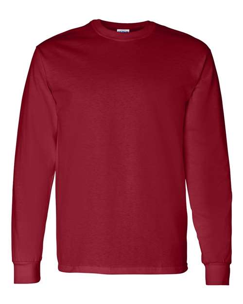 Heavy Cotton™ Long Sleeve T-Shirt - Garnet Garnet Gildan T-Shirts - Long Sleeve