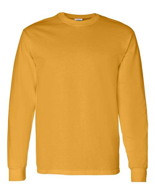 Heavy Cotton™ Long Sleeve T-Shirt - Gold Gold Gildan T-Shirts - Long Sleeve