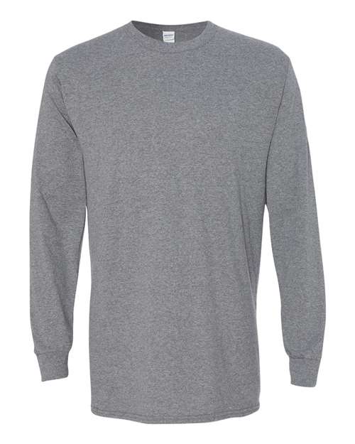 Heavy Cotton™ Long Sleeve T-Shirt - Graphite Heather Graphite Heather Gildan T-Shirts - Long Sleeve