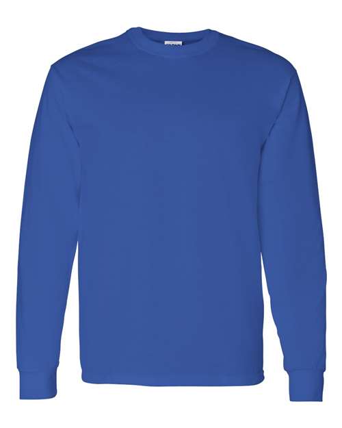 Heavy Cotton™ Long Sleeve T-Shirt - Royal Royal Gildan T-Shirts - Long Sleeve