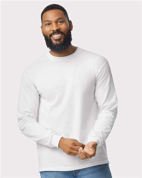 Heavy Cotton™ Long Sleeve T - Shirt - White / S