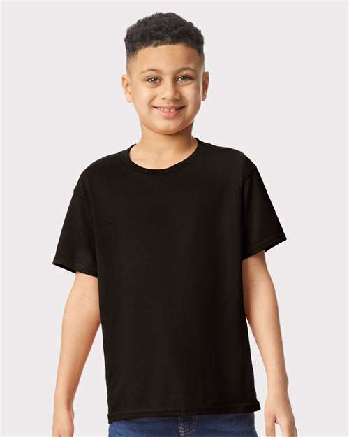 Heavy Cotton™ Youth T-Shirt - Black Black Gildan T-Shirts