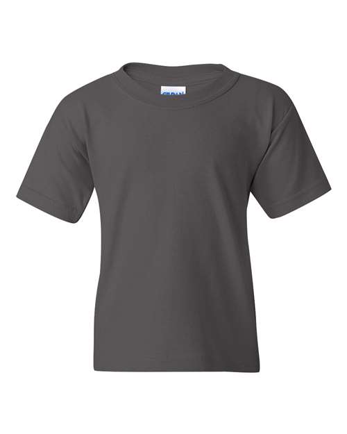 Heavy Cotton™ Youth T-Shirt - Charcoal Charcoal Gildan T-Shirts