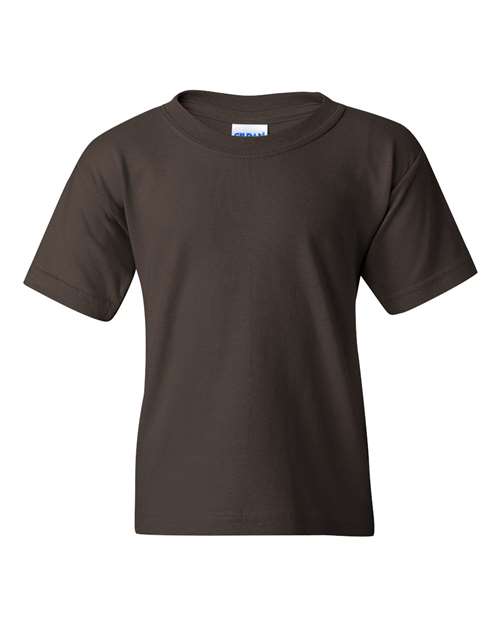 Heavy Cotton™ Youth T - Shirt - Dark Chocolate / XS