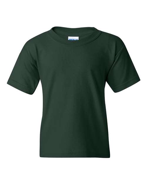 Heavy Cotton™ Youth T-Shirt - Forest Green Forest Green Gildan T-Shirts