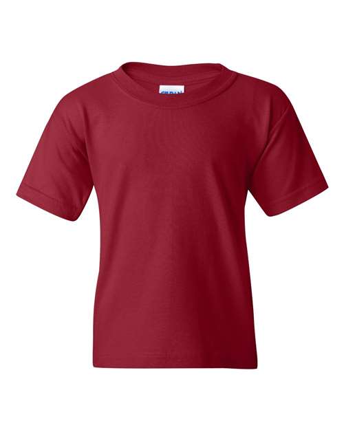 Heavy Cotton™ Youth T-Shirt - Garnet Garnet Gildan T-Shirts