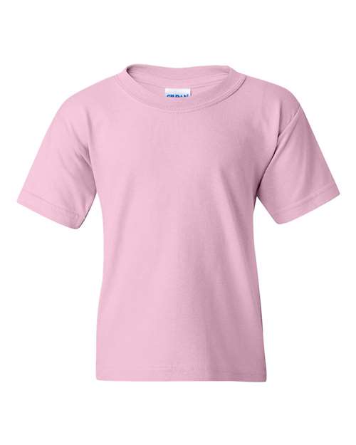 Heavy Cotton™ Youth T-Shirt - Light Pink Light Pink Gildan T-Shirts